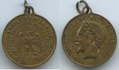 Frankreich France Medaille Allgemeines Wahlrecht M#8531 - Rétablissement de l’Empire par suffrage universel Napoleon III. -