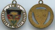 Österreich Wien Kleine Bronzemedaille emailliert M#8577 - Deutscher Schulverein 1880-1905 -