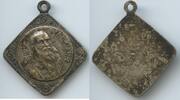 Deutsches Reich Kaiserreich Alte versilberte Medaille Klippe Turner M#7344 - Johann Friedrich Ludwig Christoph Jahn 1778-1852 -