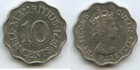 Mauritius 10 Cents (Ten Cents) G11477 - Queen Elisabeth II. -