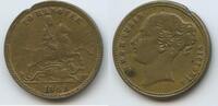 Großbritannien Great Britain United Kingdom Rechenpfennig Jeton Spielmünze G7005 - To Hanover - Queen Victoria Regina -