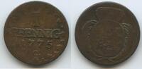 Sachsen-Albertinische Linie 1 Pfennig G14239 - Friedrich August III. 1763-1806 Saxony Albertinian Line -