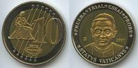 Vatikan Medaille 10 E Specimen GY003 - Probe Prueba Essai Entwurf - Status Vaticanus Papst Benedikt XVI. -