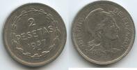 Spanien Bürgerkrieg Euzkadi 2 Pesetas G8867 - Spain Civil War Viscayan Republic -
