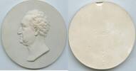 Deutsches Reich Weimar Große Porzellanmedaille Biskuit-Porzellan GN1639b - Johann Wolfgang von Goethe - Dichter, Politiker -