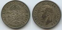Großbritannien Two Shillings Silber (2 Shilling) H0513 - George VI. 1936-1952 Great Britain United Kingdom -