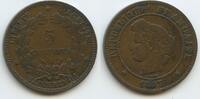 Frankreich Paris 5 Centimes G1822 - Ceres France -