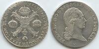 RDR Österreichische Niederlande Italien 1 Kronentaler (Crocione) Silber M#8821 - Franz II. 1792-1835 Italian States Milano Italy Austria -