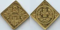 Deutsches Reich Kaiserreich Medaille Klippe vergoldet Turner GX1392 - Johann Friedrich Ludwig Christoph Jahn 1778-1852 -