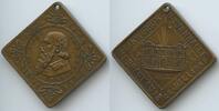 Österreich Kaiserreich Medaille Klippe Turner GX1395 - Einweihung einer Turnhalle in Braunau am Inn. -