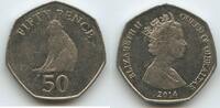 Gibraltar British Overseas Territories 50 Pence G2180 - Barbary Ape - Elizabeth II. 1952-2022 -