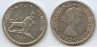 Australien One Florin Silber H0350 - Royal Visit of Elizabeth II. Australia -