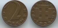 Österreich 1.Republik 2 Groschen G4206 - RARES JAHR - Very Scarce Year Austria 1.Republic -