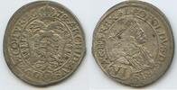 RDR Österreich VI Kreuzer Silber (6 Kreuzer) M#3059 - Leopold I. 1658-1705 Austria Hungary -