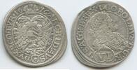 RDR Österreich VI Kreuzer Silber (6 Kreuzer) M#3087 - Leopold I. 1658-1705 Austria Hungary -