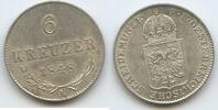 Österreich Kaiserreich 6 Kreuzer Silber GX1534 - Franz Joseph I. 1848-1916 -