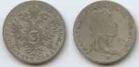 Österreich Kaiserreich 3 Kreuzer Silber GX1569 - Franz II. 1792-1835 Austria Vienna -