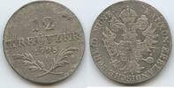 RDR Österreich Wien 12 Kreuzer Silber M#8333 - Franz II. 1792-1835 Austria -
