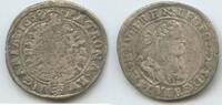 RDR Österreich Ungarn 6 Krajczar Silber (6 Kreuzer) M#8337 - Leopold I. 1658-1705 -