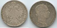 Österreich Kaiserreich Ein Vereinstaler Silber M#5748 - Kaiser Franz Joseph I. 1848-1916 Austria -