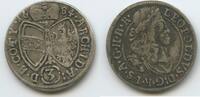RDR Österreich 3 Kreuzer (Groschen) Silber G14263 - Leopold I. 1658-1705 -