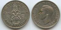 Großbritannien Great Britain United Kingdom One Shilling Silber (1 Shilling) G2162 - Scottish crest - George VI. 1936-1952 -