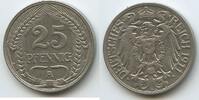 Deutsches Reich Kaiserreich 25 Pfennig 1911 A Berlin G10473 - Wilhelm II. Germany Empire Sehr schön - Vorzüglich