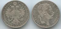 Österreich Kaiserreich 1 Florin (Fl, Gulden) Silber G5659 - Kaiser Franz Joseph. 1848-1916 Austria -