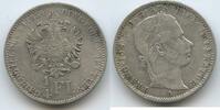 Österreich Kaiserreich ¼ Florin (Fl, 1/4 Gulden) Silber G5666 - Austria Kaiser Franz Joseph I. -