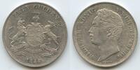 Württemberg Königreich Zwey Gulden Silber (1 Doppelgulden) S0193 - Wilhelm I. 1816-1864 -