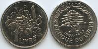 Libanon 1 Līrah (1 Livre) G11527 - Cedar tree World Food Day FAO Lebanon Zeder Liban -