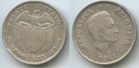 Kolumbien 20 Centavos Silber G16167 - Simon Bolivar Colombia -