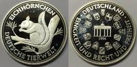 Deutschland Silbermedaille GX410 - Eichhörnchen Deutsche Tierwelt -