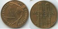 Deutschland Bundesrepublik Bayern Medaille GX015 - XX. Olympische Sommerspiele München Frauenkirche -