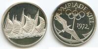 Deutschland Bundesrepublik Silbermedaille GX1132 - Olympiade Kiel Segelwettbewerb Segelboote -