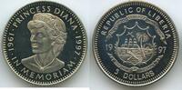 Liberia 5 Dollars G16216 - Princess of Wales Princess Diana In Memoriam 1961-1997 -