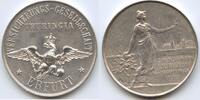 Bundesrepublik Deutschland Erfurt Silbermedaille GX387 - Versicherungs-Gesellschaft Thuringia zum 50 jährigen Jubiläum 1903 -
