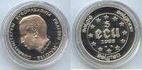Belgien Königreich 5 Ecu Silber G4469 - Belgian Presidency of the European Union - King Baudouin Belgique -