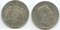 Baden-Durlach Zwei Gulden (Doppelgulden) silber S0022 - RAR Karl Leopold Friedrich 1830-1852 -