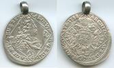 RDR Österreich Ungarn ¼ Taler Silber (¼ Tallér) GB1170 - Nagybanya Karl VI. 1711-1740 - Hungary III.Károly -