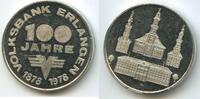 Deutschland Bundesrepublik Bayern Medaille GY1078 - 100 Jahre Volksbank Erlangen 1878-1978 -
