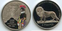 5 Francs Color 2006 Kongo - Democratic Republic of the Congo M#2099 - Schweizer Garde Löwe Farbmünze Unzirkuiert