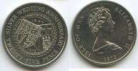 Insel Man - Isle of Man 25 Pence G2002 - Silver Wedding Anniversary 1947-1972 Elisabeth II. -