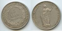 Lombardei u. Venetien 5 Lire GB1158 - Provisorische Revolutionsregierung - Kingdom of Lombardy Milan -