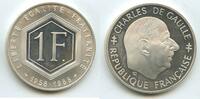 Frankreich 1 Franc Silber GS453 - Charles de Gaulle Proof -