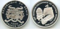 Benin 1000 Francs CFA G2013 - Leif Ericson - Discovery of the New World SEHR RAR -