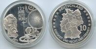 Bundesrepublik Deutschland Medaille GX648 - BRD 125 Jahre Jubiläum Automobil in Deutschland -