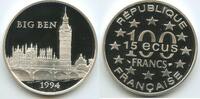 Frankreich 15 Ecu (100 Francs) GS1298 - Big Ben London United Kingdome -