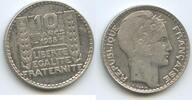10 Francs G9320 - France KM#878 Laureate Silver Gadoury#811 Frankreich -