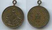 Vatikan Italien-Kirchenstaat Wallfahrtsmedaille Pilgermedaille M3709 - Rom Sodal Filiarum Maria - Nos Converte Papst Pius IX. -